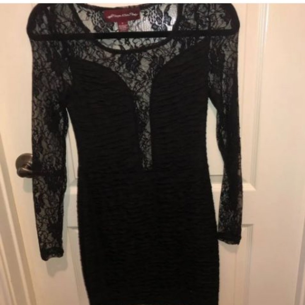 Sugar and Spice black lace dress